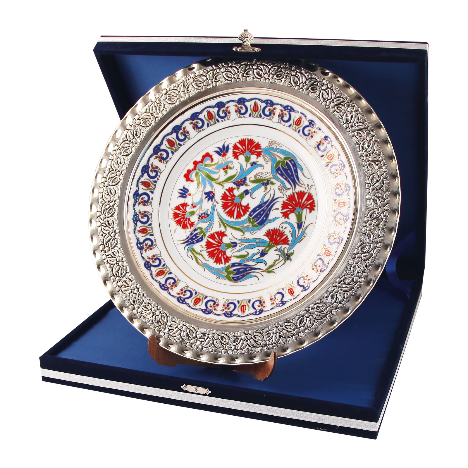 GPT-01 GÜMÜŞ İŞLEMELİ PLAKET TABAK 3