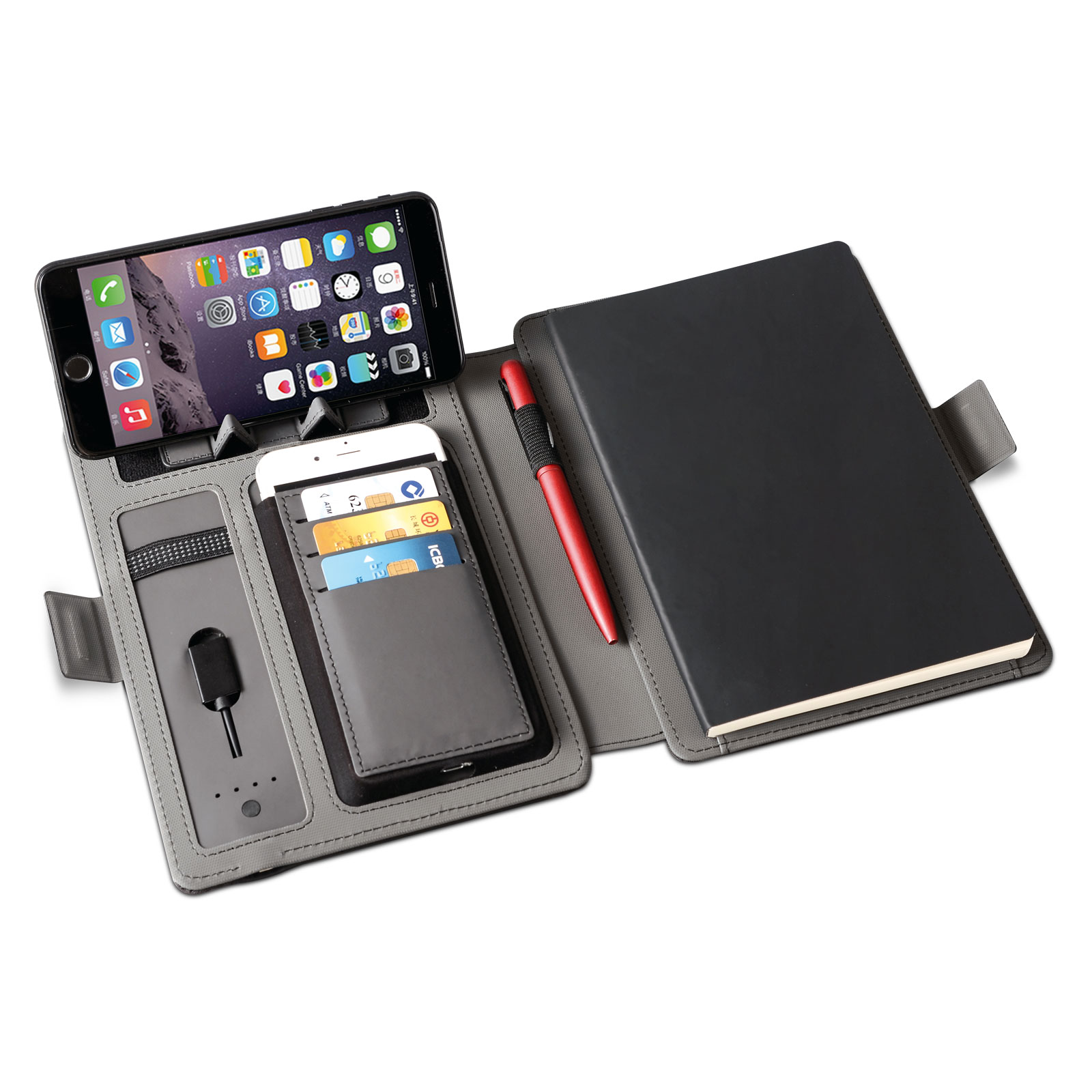 ALANYA 8.000 MAH WIRELESS POWERBANK ORGANİZER 2