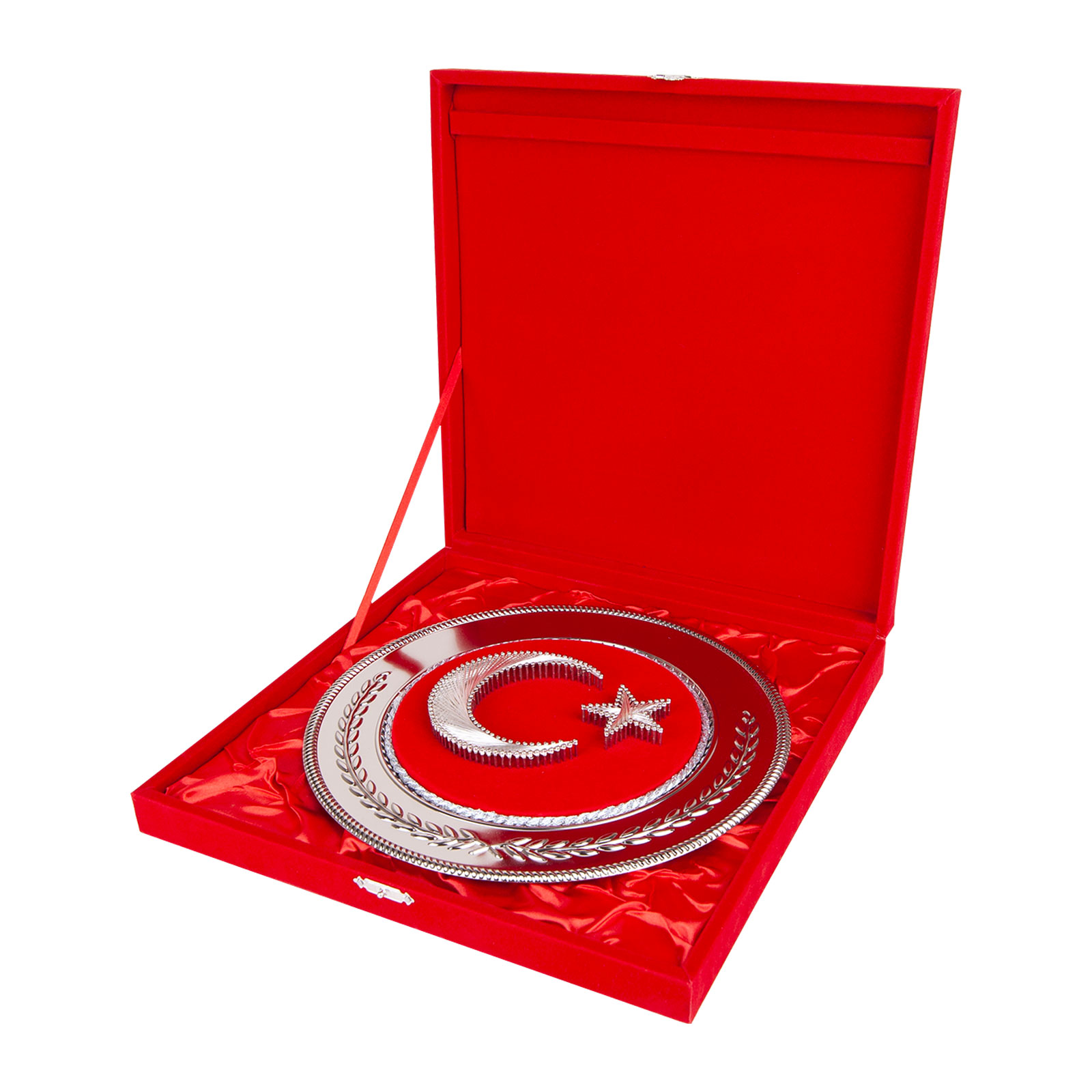 HİLAL YUVARLAK BAYRAK PLAKET 2