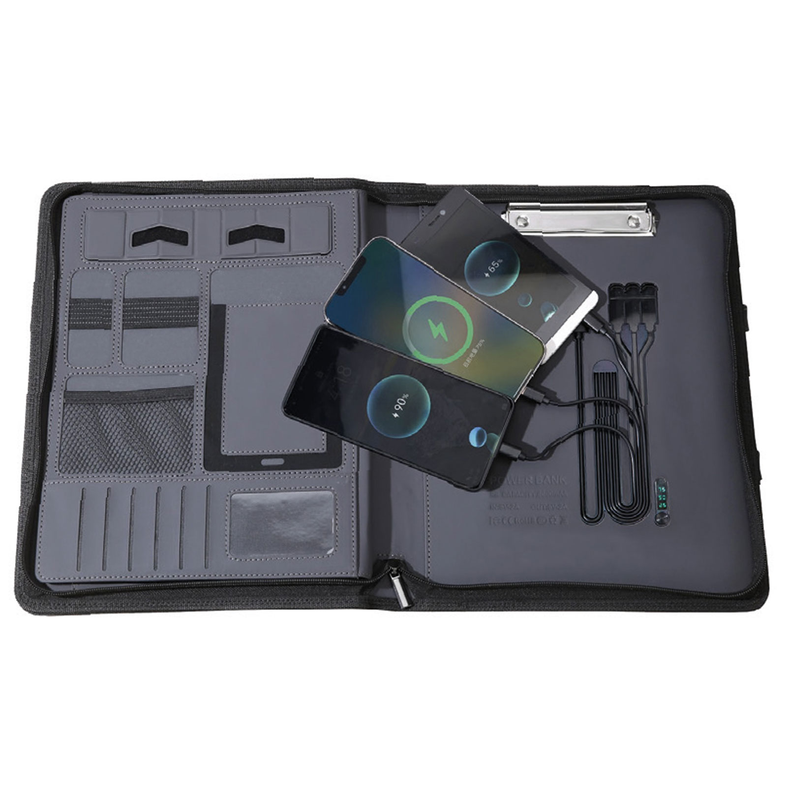 KURTBOĞAZI 8.000 MAH WIRELESS POWERBANK ORGANİZER ÇANTA 2