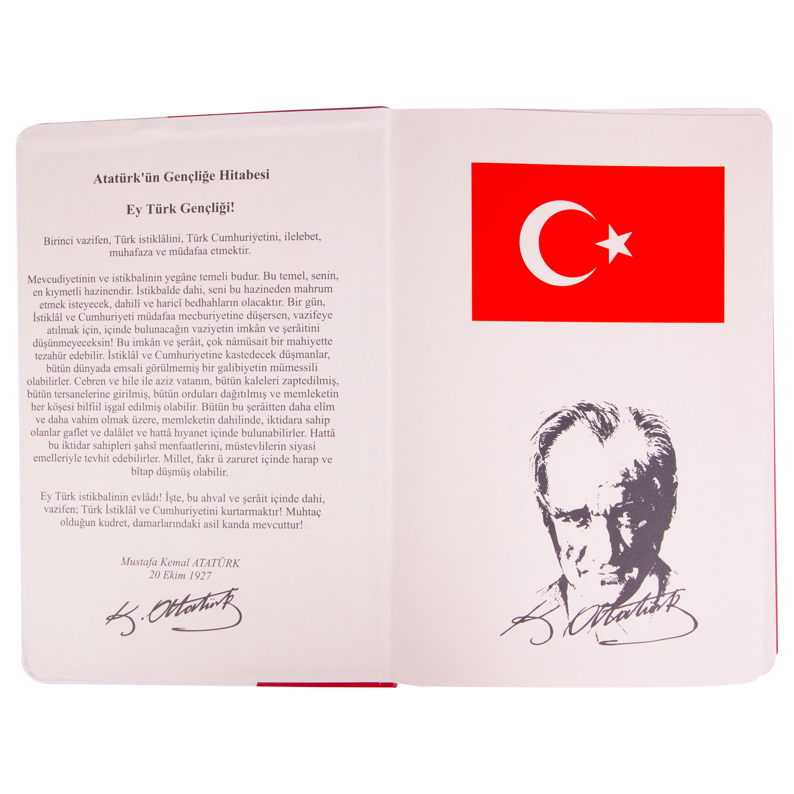 ATATÜRK TARİHSİZ DEFTER (17X24 CM) 2
