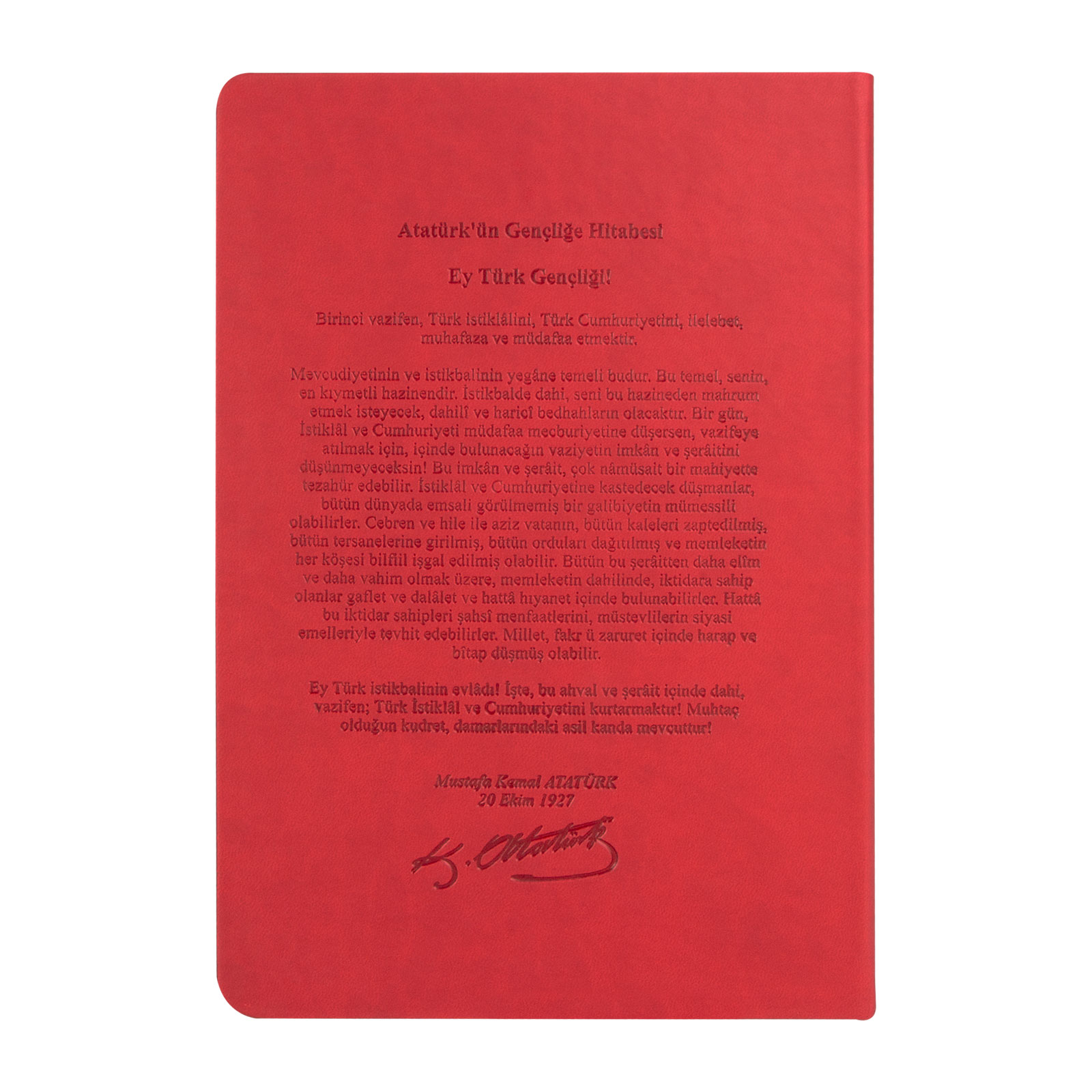 ATATÜRK TARİHSİZ DEFTER (17X24 CM) 3