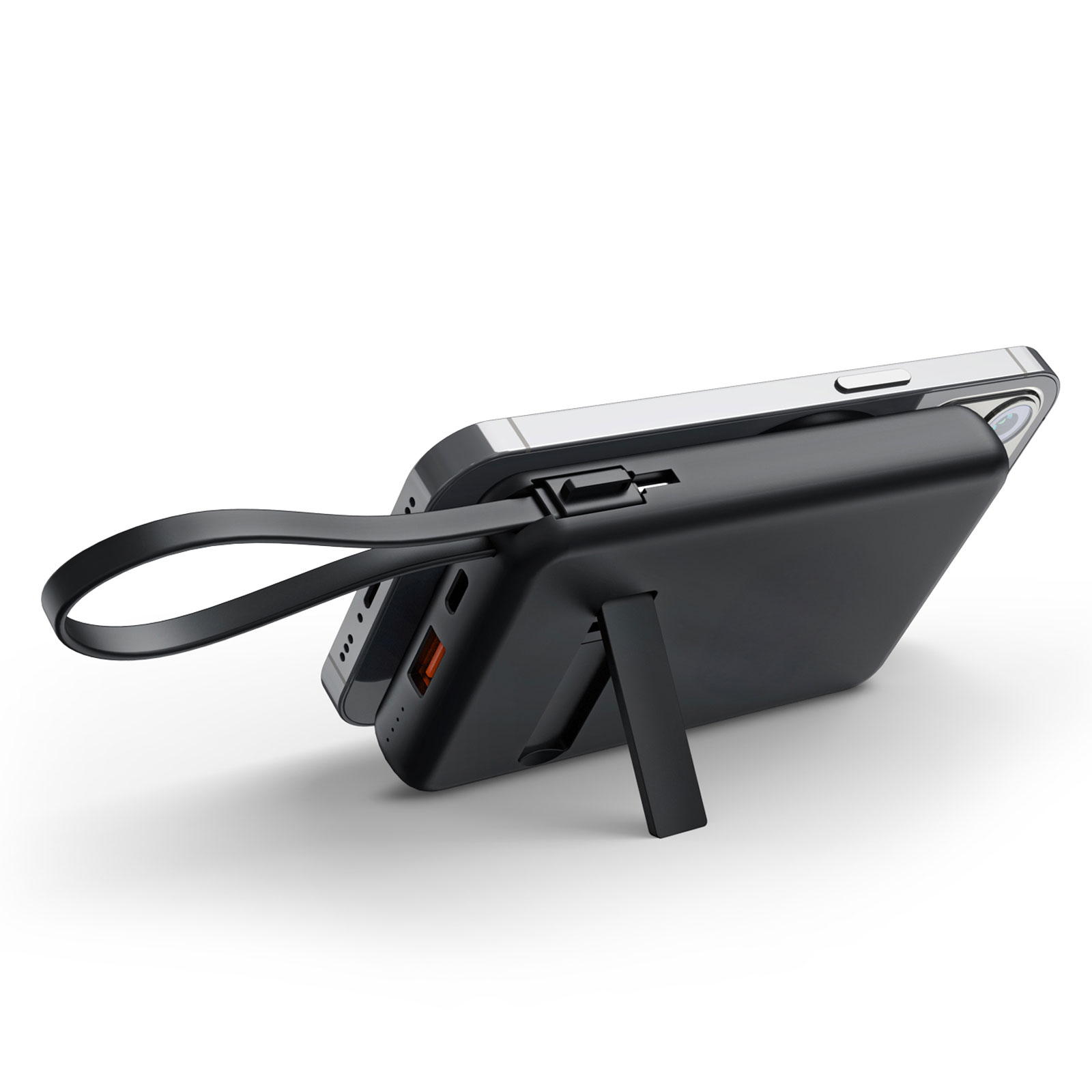 KAYABEYİ 10.000 MAH SİYAH MAGSAFE & WIRELESS POWERBANK 2