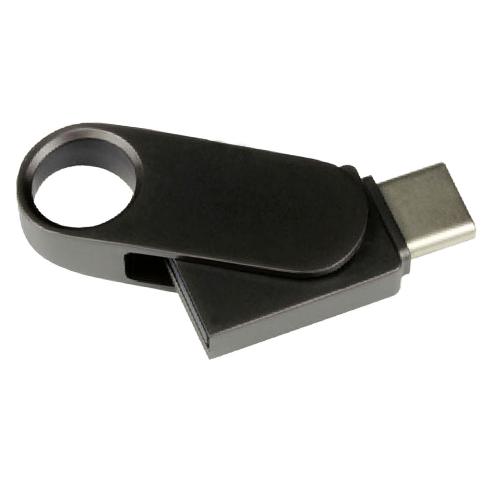 BOLKAR SİYAH 32 GB MİNİ TYPE-C OTG METAL USB BELLEK 2