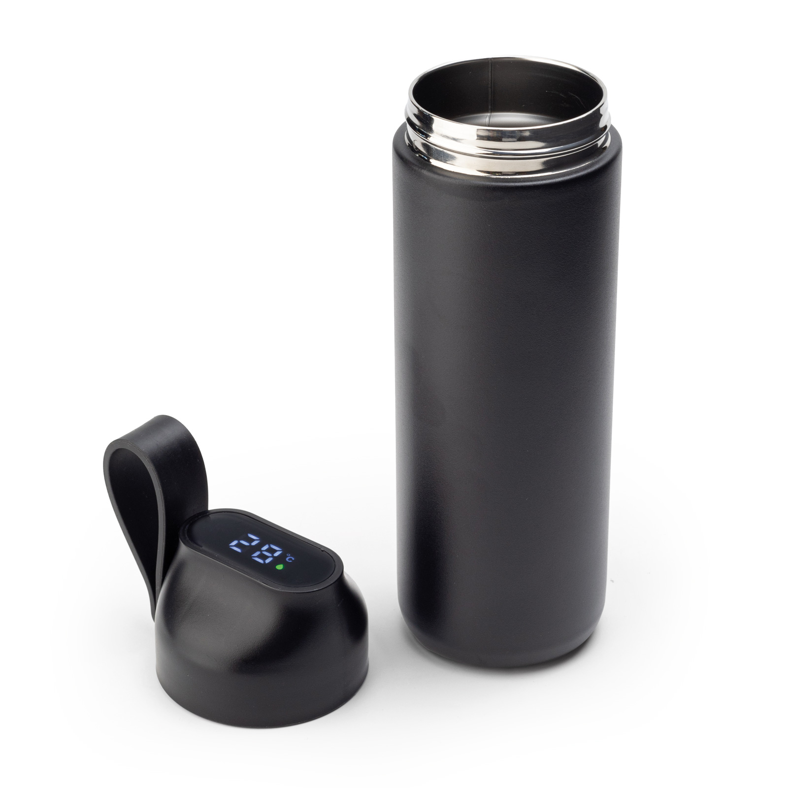 KEBAN SİYAH 600 ML DERECELİ TERMOS 2