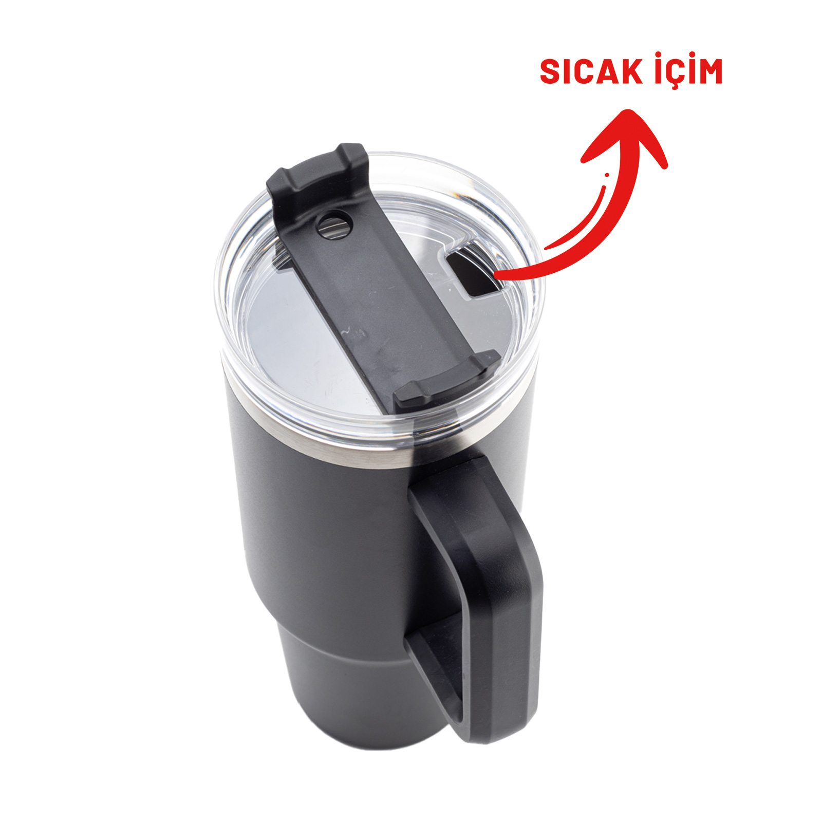 ADRASAN SİYAH 1200 ML TERMOS 3