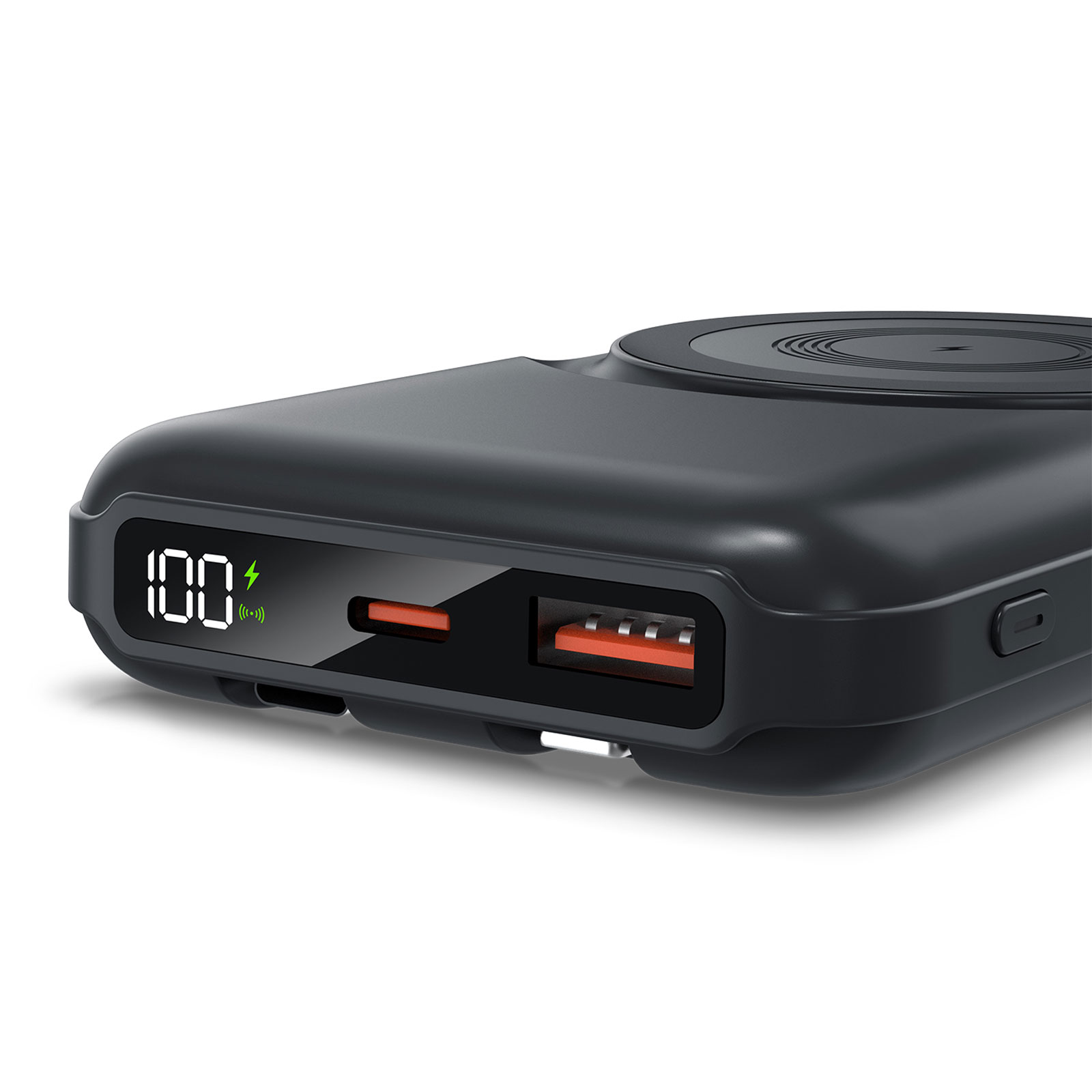 KÜÇÜKLER 10.000 MAH SİYAH MAGSAFE & WIRELESS POWERBANK 5